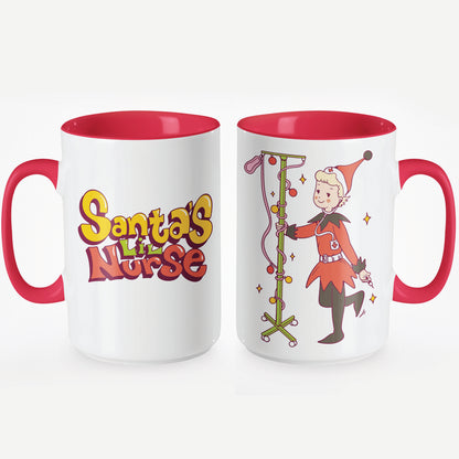 Santa's Lil Nurse 15oz Mug