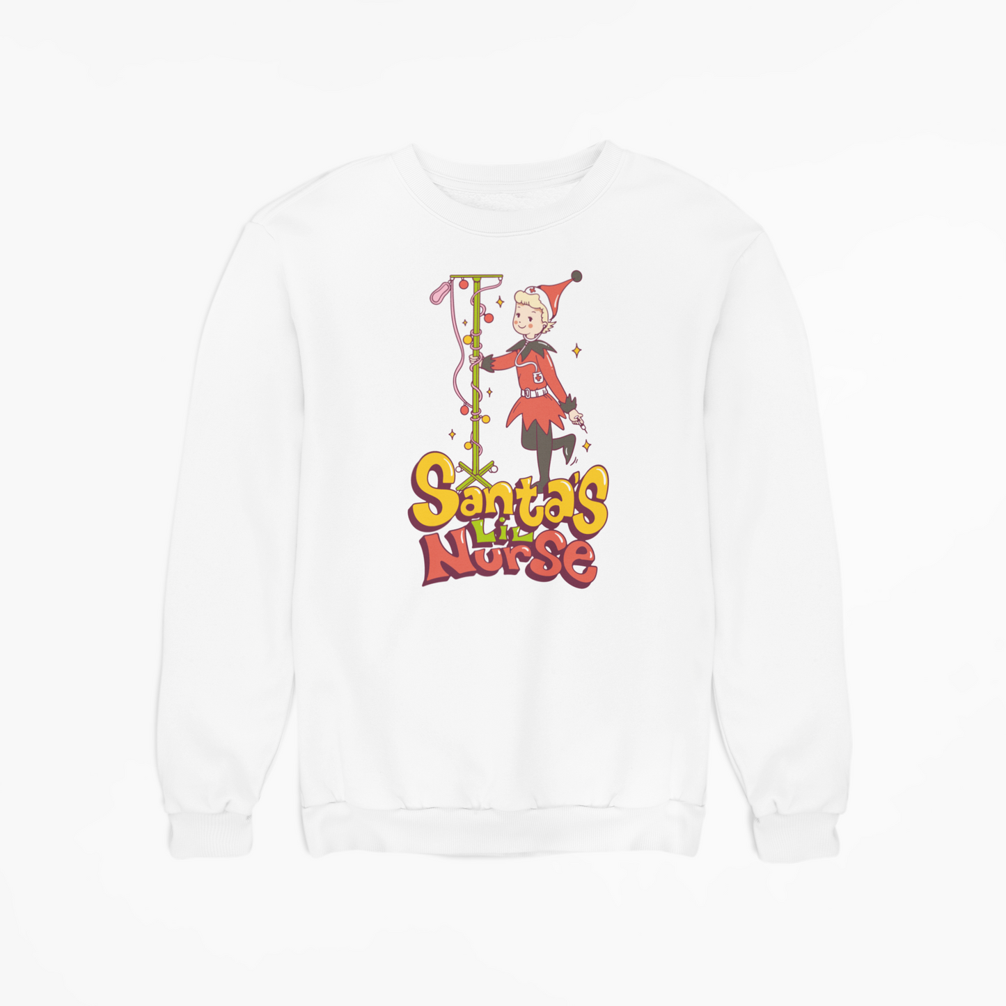 Santa's Lil Nurse Crewneck